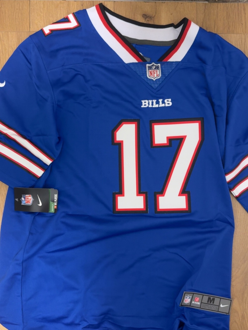 Nike Men’s Royal Blue Buffalo Bills #17 Jersey